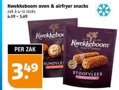  kwekkeboom oven airfryer snacks zak stuks rundvlees krokant stoofvlees croquetten 