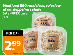  westland bbq rundvlees coleslaw aardappel ei salade bak 400 450 3.99 kilo v.a. 