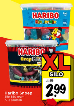  party haribo kindermix drop mix snoep silo soorten xl 
