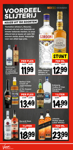  1 12 18 25 150 700 voordeel slijterij soorten tientallen likeuren jenever rum bekende minder merken drank natuurlijk lage fles jaar legitimatie alcohol talloch old london dry gin blended scotch choice ml boomsma liter juttertje kruidenbitter whisky 99 b kuyper baileys vieux irish cream jagermeister original bacardi esbjaerg vodka macgregor esbjerg black label johnnie walker 