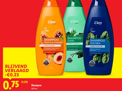  10 40 500 cien shampoo fruits vitamins shine softness with papaya peach extract fruity and fresh scent for normal hair herbs volume freshness men strength hop panthenol verlaagd ml recycled 