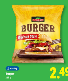  225 600 tequila burger mexican style koeling make your watt sec 
