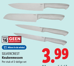 2 16 messen silvercrest keukenmessen stuk 3.99 