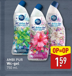  50 750 ambi pur wc active gel hygiene fraicheur nettoyage efficace reiniging fragrances botanische geuren mint jasmine ml bag pink hibiscus rose 
