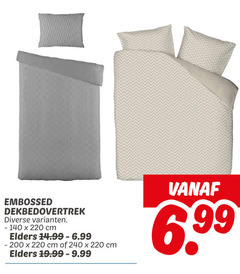  dekbedovertrek 140 200 240 embossed cm elders 6 99 