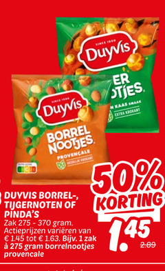 duyvis borrelnootjes 1 50 since frog borrel nootjes kant tijgernoten zak varieeren provencale kaas 