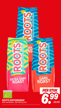  roots koffiebonen 500 by neuteboom coffeeroasters blend biologische pacific dark roast biologisch zak african stuk 