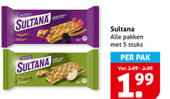  sultana fruitbiscuit 5 bosvruchten 5x pakken stuks pak 