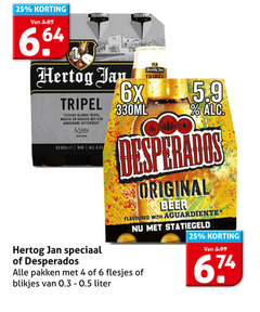  desperados hertog jan speciaalbieren 4 6 25 6x tripel blonde moutig kruidig bitterheid brouwer bier 5 330ml original beer flavoured with pakken blikjes liter 