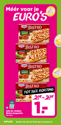 2 dr.oetker baguette bolognese bistro nutri score baguettes salami 1 handdoek zegel dr. oetker doos plus.nl 