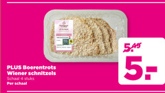  wiener schnitzel 4 keten varken wienerschnitzels beter leven boerentrots schnitzels schaal stuks 