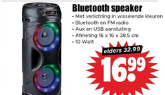  portable speakerset 16 bluetooth speaker verlichting wisselende kleuren fm radio aux usb aansluiting cm watt elders 