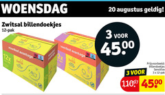  zwitsal billendoekjes 3 12 20 woensdag pak voordeel avantage 12x 2x sensitive 