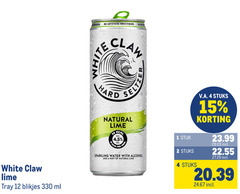  hard seltzer 1 2 4 12 15 330 white claw lime tray blikjes ml artificial sweeteners natural kca 100ml stuk stuks v.a. sparkling water with alcohol and hint 