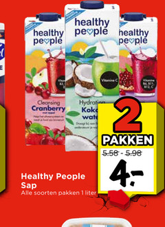  1 2 healthy people cleansing cranberry hydration sap soorten pakken liter 