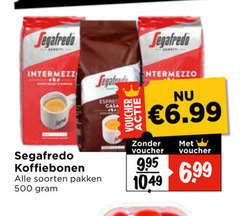  segafredo koffiebonen 500 soorten pakken espresso casa voucher intermezzo 
