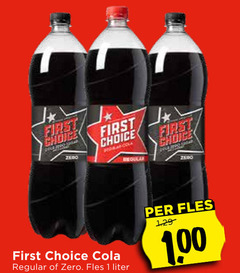  first choice cola 1 100 pedra regular zero fles liter 