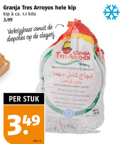 6 granja tres kip ca. 1.1 kilo 3.99 diepvries slagerij stuk pollo extend chicken without 100g 