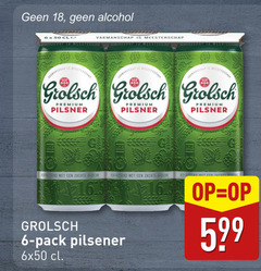  grolsch blikjes bier 6 18 1615 alcohol at meesterschap pilsner premium verfrissend zachte afdronk pack pilsener acute 