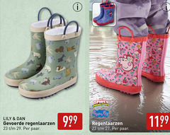  23 lily gevoerde regenlaarzen paar marvel spidey amazing friends peppa pig 