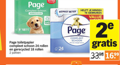 page toiletpapier 2 18 24 100 schoon gerecycled gerecyclede vezels reinigt beter textuur rollen minder gebruiken 2e vleugje katoen pakken 