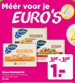  1 9 40 wasa since goudbruin volkoren granen ruk vezels sesam pak geroosterde tarwe 