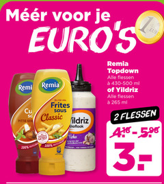  2 3 100 remi remia enige frites saus classic pittig getest recyclebaar id open knoflook turks romig zoet knoflooksmaak topdown flessen ml 
