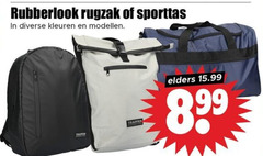  rubberlook rugzak sporttas kleuren trapper elders 