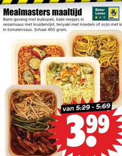  450 maaltijd bami goreng buikspek babi reepjes beter leven sesamsaus teriyaki noedels tomatensaus schaal 3 99 