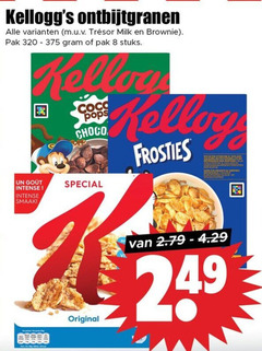  kellogs cereals 8 320 ontbijtgranen milk brownie pak stuks intense coca pops choco frosties preference portion colorants original 