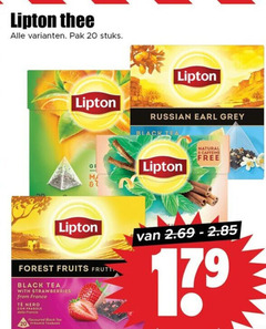  lipton thee 20 pak stuks russian earl grey black forest fruits tea with strawberries from france tee nero della francia flavoured pyramid teabags natural caffeine free 17 