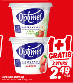  optimel kwark 1 2 500 yoghurt appel kaneel aardbei bak stuks 