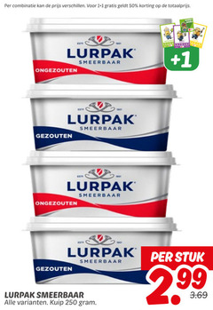  lurpak roomboter 1 50 250 1901 combinatie ongezouten smeerbaar gezouten kuip stuk 