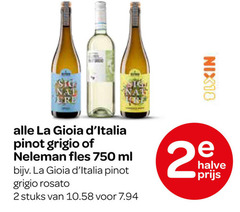  rode wijn witte 2 750 nat nix18 la gioia pinot grigio fles ml rosato stuks halve 