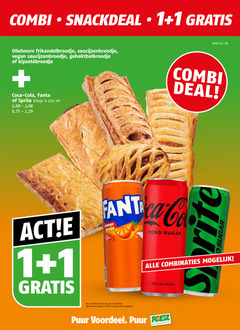  1 19 36 50 250 combi oliehoorn frikandelbroodje saucijzenbroodje gehaktbalbroodje coca cola fanta sprite blikje ml week deal orange zero sugar combinaties calories combinatie kassa puur voordeel supermarkten 