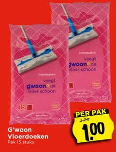  vloerwisdoekjes 15 gwoon vloer schoon vloerdoeken pak stuks 1 00 