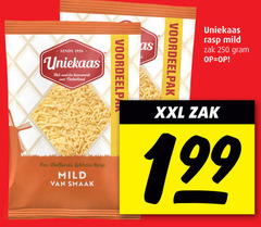  uniekaas geraspte kaas 250 1956 l nederland der hollands rasp mild zak xxl 