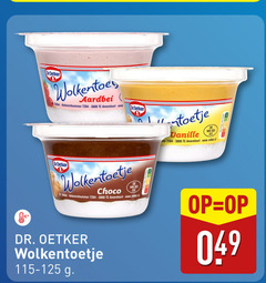  300 303 dr.oetker aardbei deer antwoordnummer www dr oetker toetje vanille wolkentoetje choco dr. 