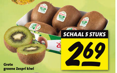  zespri kiwi 5 groene schaal stuks 