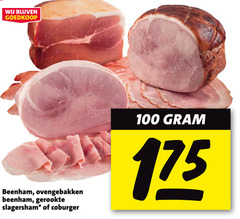  100 beenham ovengebakken gerookte slagersham coburger 