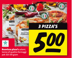  diepvriespizza 3 500 diepvries pizza quattro formaggi salami tonno pak 