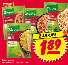  knorr maaltijdmix 2 10 macaroni nasi belofte spaghetti personen zakjes mixen zakje 