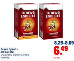  douwe egberts koffie 500 le 80x meester koffiebranders joure aroma rood evenwichtig rond grove maling snelfiltermaling pak 