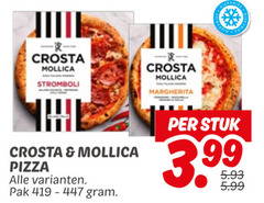  diepvriespizza diepvries stromboli pizza pak margherita stuk 3.99 