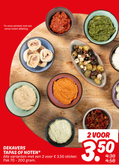  tapas noten 2 winkels verse afdeling dekavers sticker pak 