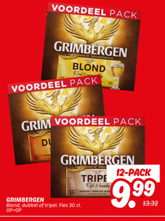  grimbergen speciaalbieren 12 30 voordeel pack abdij blond rond grim du 1128 dubbel tripel fles 