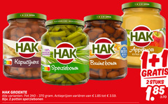  hak bonen groenteconserven bruine 1 2 12 100 open natuurlijke ingredienten kapucijners score sperziebonen groente pot varieeren potten getest stuks 