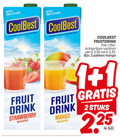  coolbest vruchtensap 1 2 20 with twist dairy it cool you best fruit drink strawberry apple fruitdrink pak liter varieeren pakken mango stuks 