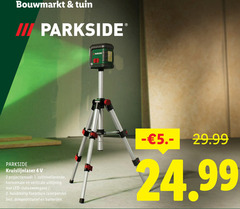  2 4 bouwmarkt tuin iii parkside kruislijnlaser zelfnivellerende horizontale verticale led 2. handmatig driepootstatief batterijen 