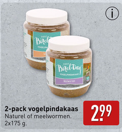  2 happy bird day vogelpindakaas pack naturel 